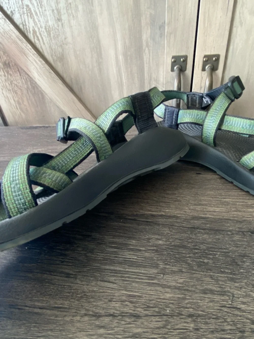 Chaco Strappy Green Summer Hiking Sandals Women’s Size 7 - Picture 9 of 14